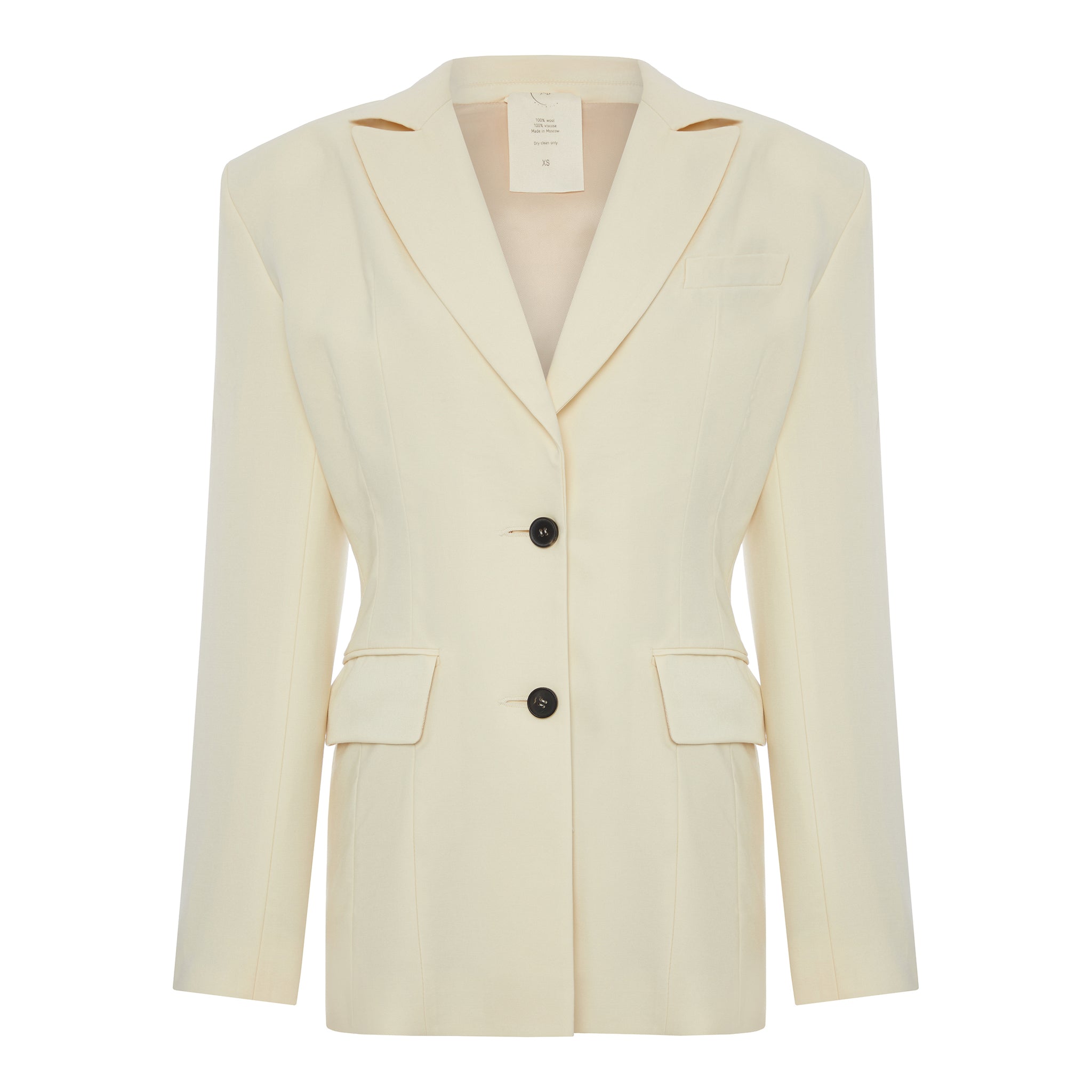 Woolen Ivory Jacket – Belynoir